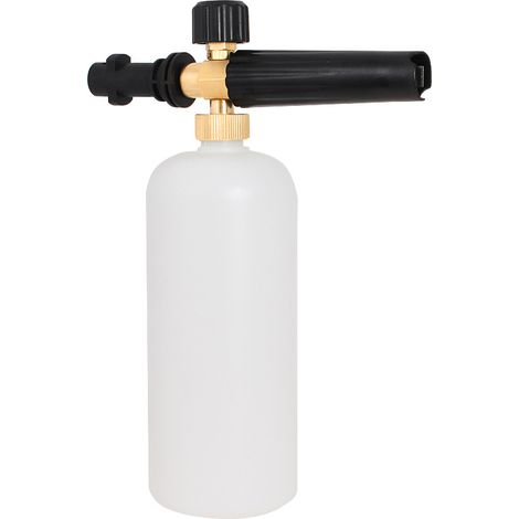 Haute Pression à Mousse Lance à Mousse de Neige, Réglable Canon a Mousse Compatible avec Karcher Série K2/K3/K4/K5/K6/K7 Nettoyeur pour Voiture Moto 1L Bouteille (1/4)
