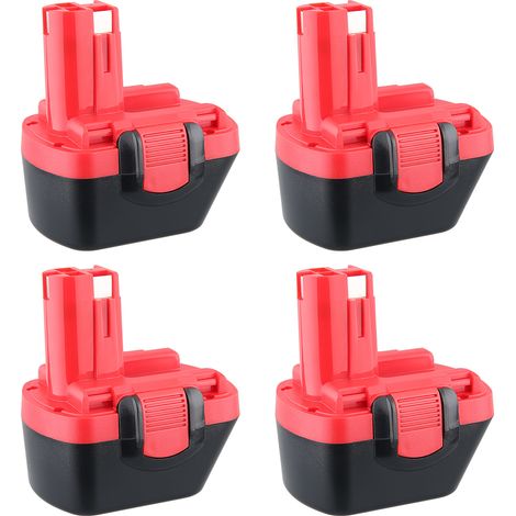 4X 4800mAh 12V atterie pour Bosch 12V BAT043 BAT045 2607335262 PSR 12VE-2 GSR 12-2 A 2607335686 (1/5)