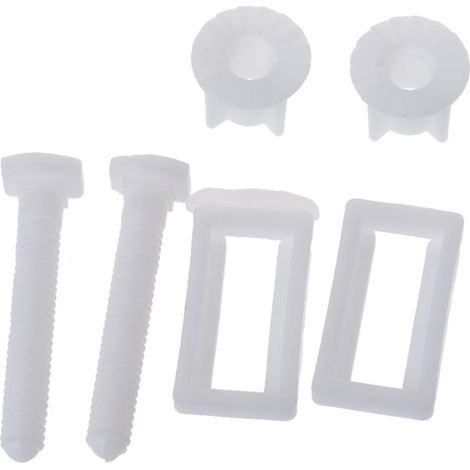 paire de vis de charnière pour abattant de WC fixation d (1/4)
