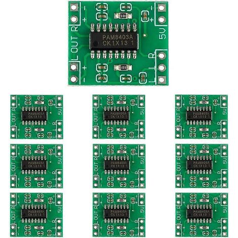 10 modules PAM8403, carte d'amplificateur numérique super mini-- (1/5)