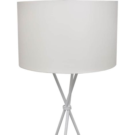Maison Exclusive - Piantana con Paralume Alta Bianca (1/2)