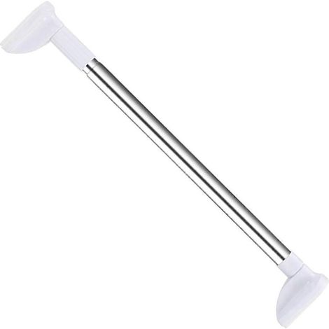 Tringle à vêtements télescopique sans perçage, barre à rideaux extensible (1/5)
