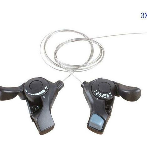 Adecuado para accesorios de bicicleta TX30-7, manetas de cambio divididas para bicicletas de montaña (6,7/21 velocidades) (1/2)
