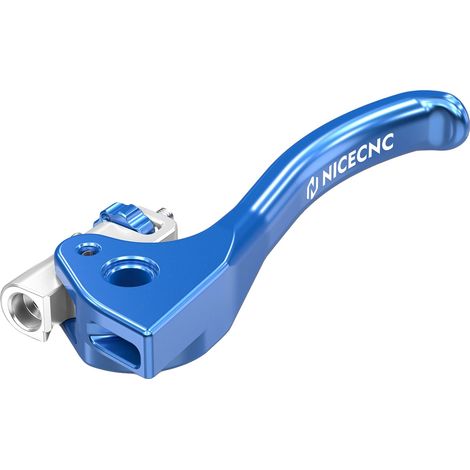 Maneta de embrague, fuerza de tracción reducida, aluminio resistente, azul. (1/2)