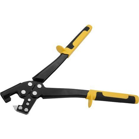 Hochleistungs-Stahlbolzen-Crimpzange, hohe Härte, langlebiger Griff, handbetriebene Crimpzange zum Befestigen von Metallbolzen, Verriegeln und Sichern von Konstruktionshölzern (1/5)