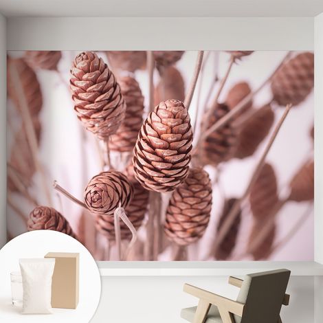 Carta Da Parati Non Tessuto - Di Alta Qualità Per Il Soggiorno La Cucina - Tendenze Moderne - Vlies Ecologico Eleganza naturale 152x104 cm (1/5)