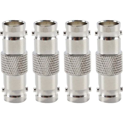 Lot de 4 connecteurs RF SDI femelles BNC 75 ohms pour caméras vidéo HD 3G 4K 8K SDI, câbles de surveillance (1/5)