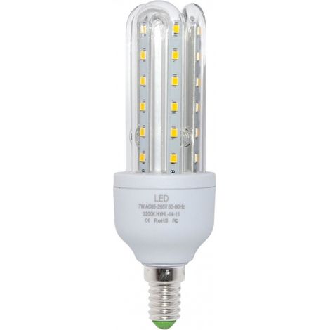 TRADE SHOP - Lampadina Led E14 7w 3u Jn08 Luce Tubolare Tubo Lineare Luce Naturale 4000k 665lm 87163 -