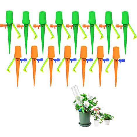 15-teiliges Tropfbewässerungsset, verstellbares Wasserventil für automatische Bewässerung, geeignet für die Bewässerung von Zimmer- und Gartenpflanzen (1/5)
