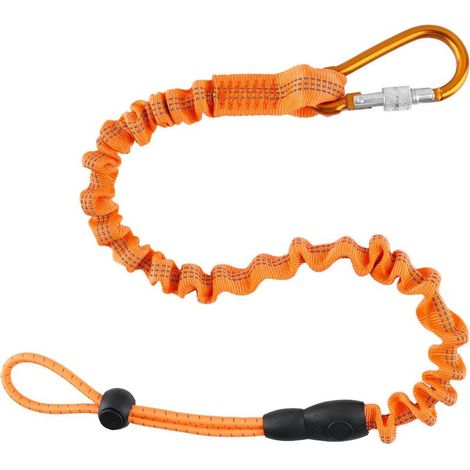 Outil anti-chute pour outils électriques, capacité de charge de 10 kg, câble de sécurité pour la construction d'échafaudage, construction,130cm (1/5)