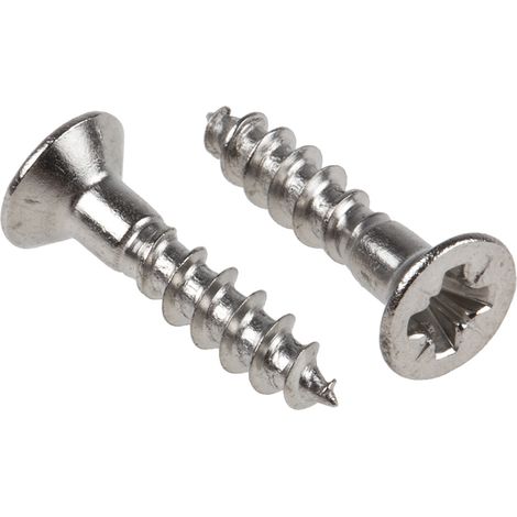 Vis à bois, 3.5mm, tête Fraisée 16mm, en Acier Inoxydable A2 304 ( Prix pour Sachet de 100 )