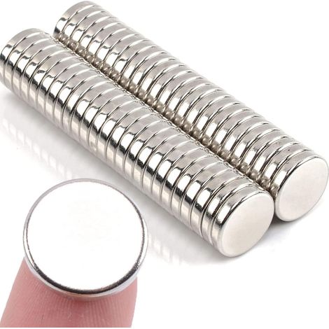 Disque magnétique en terres rares ultra-puissant, 20 x 3 mm, aimant néodyme permanent puissant pour l'artisanat, le bricolage et les modèles scientifiques. (1/5)
