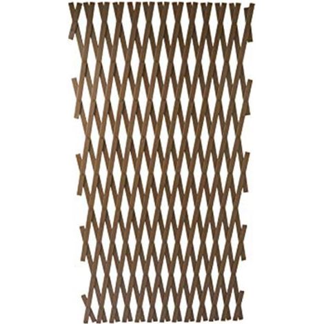 traliccio esterno pvc 2x1m marrone (1/2)