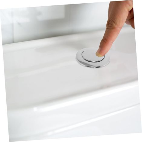 Lot de 2 Boutons-poussoirs Simples en Abs (1/5)