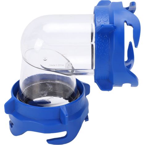 Adaptateur pour réservoir de camping-car, coude transparent à 90 degrés pour tuyau de vidange, compatible avec les tuyaux et réservoirs de 3 pouces. (1/5)