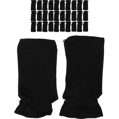 30pcs Filet à Cheveux Professionnel Élastique Lavable Portable Bonnet à Perruque Noir (1/5)
