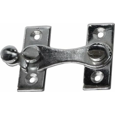 Battente sinistro H cromato 8 cm EDM (1/2)