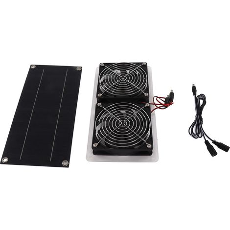 IP67 Solar-Ventilator-Set mit 100-W-Monokristallin-Panel für Zuhause, Gewächshaus, Haustierhaltung