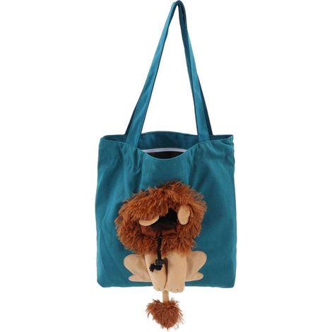 Sac à dos pour chat en forme de lion, portable et polyvalent pour animaux jusqu'à 2,7 kg (1/5)