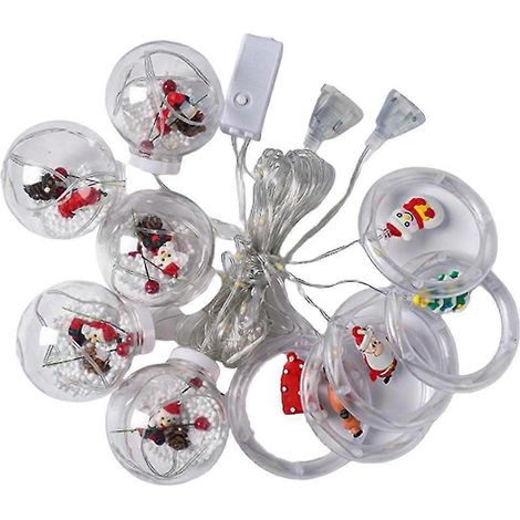 Guirlande lumineuse de sapin de Noël, guirlande LED pour une ambiance chaleureuse dans la chambre (1/3)