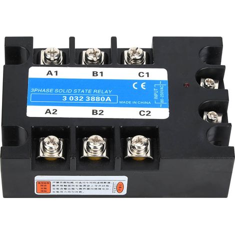 Dreiphasen-Halbleiterrelais 80-250VAC Eingang SSR3 AC AC Elektrische Geräte für CNC-Maschinen (BERM-3 032 3880A(80A) ) (1/5)