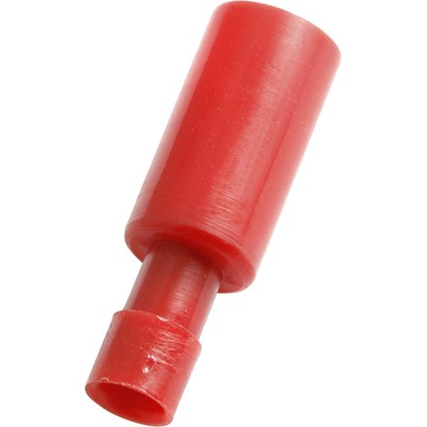 Cosse cylindrique à sertir RS PRO Isolé Mâle, Rouge 16AWG 1.5mm² 22AWG 0.5mm²