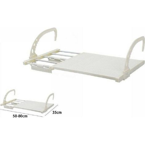 Corde à Linge Pour Balcon Corde à Linge à Seuil Réglable 50-80cm 70517
