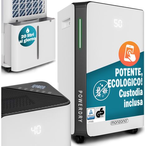 Deumidificatore Elettrico 20-30m² 20L/giorno Wifi Smart Home App