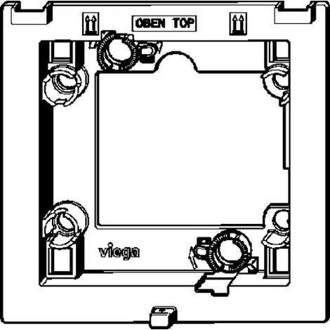 VIEGA 786410 Cadre de base pour urinoir (1/2)