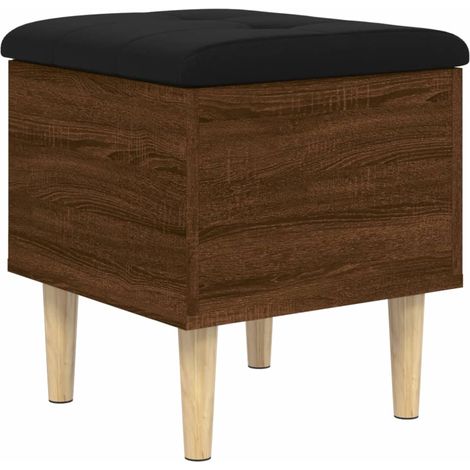 Banc d'intérieur，Banc de rangement chêne marron 42x42x46 cm bois d'ingénierie CFW65642 (1/5)