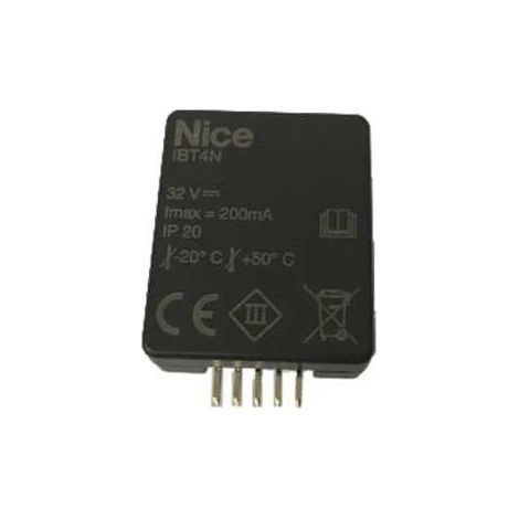 Nice – Accessoire motorisation de portail – Module interface O-view pour dispositifs O-view – Compatible avec cartes après 2018 – IBT4N