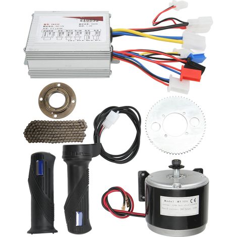 Kit contrôleur moteur DC 12V 350W 28A 2700RPM + poignée accélérateur pour kart électrique, trottinette, moto (1/5)