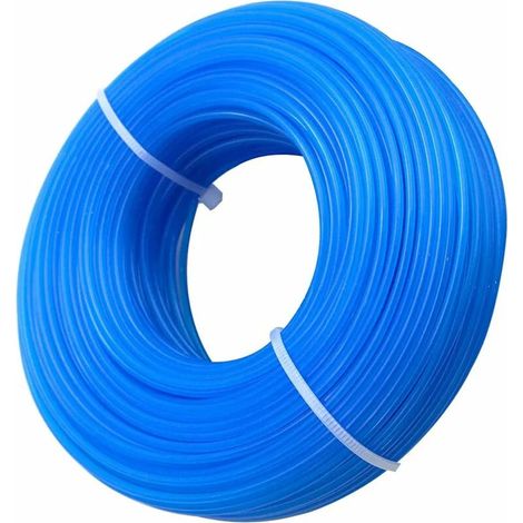 Nylon Round Line Spool for Strimmer Brush Cutter Diameter 1.6mm Length 200m, Replacement Cutting Line Trimmer Line