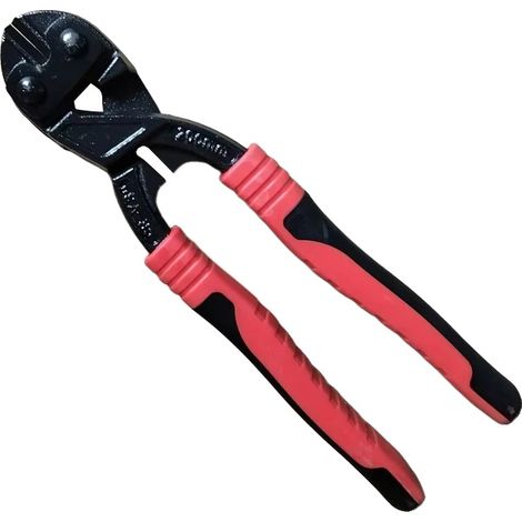 Mini coupe-boulons, acier à haute teneur en carbone, 12 pouces (30,5 cm), jusqu'à 6 mm de diamètre de fil, poignée ergonomique, 1,5 lb (680 g) (1/5)
