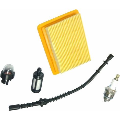 Carburador, línea de combustible, bombilla de cebado, filtro de aire para Stihl FS 120 200 250 300 350 400 450 (1/5)