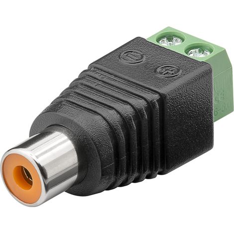 GOOBAY Terminal Block 76741, 2-pin auf Cinch-Buchse (1/3)