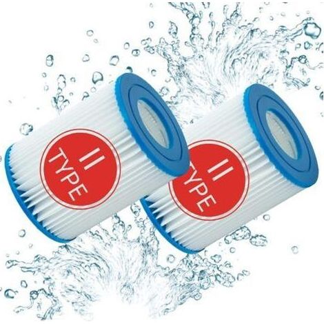 Kaelt - for Bestway 58094 Cartouches Type II - for Bestway de Type II - Convient pour Bestway 58094 - Cartouche filtrante pour Bestway Piscine 530/800 Gal/h (2 PCS) (1/4)