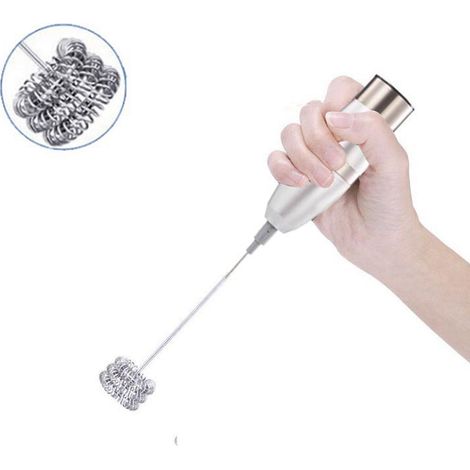 Mousseur à lait électrique domestique en acier inoxydable