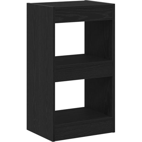 Maison Exclusive - Bücherregal Schwarz Eichen-Optik 40 x 30 x 71,