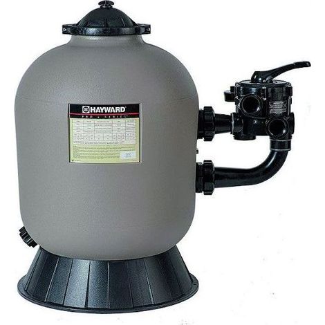 Hayward – Filtre à sable pour piscine ø 600 mm – Débit 14 m³/h – Vanne VariFlo 6 voies incluse – Pour piscines jusqu'à 55 m³