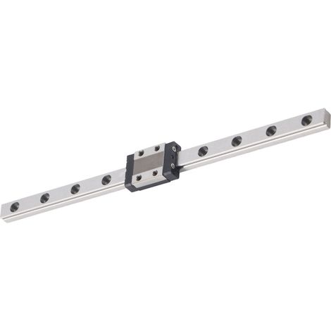 Guide linéaire MGN9 avec palier à chariot, rail de guidage en acier pour machines CNC et équipements d'automatisation, 200 mm