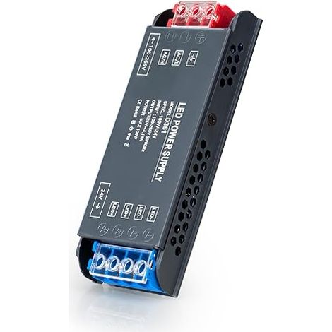 Transformer 220V 24V LED Driver Ultra Thin Transfo Power Supply Adapter, 220V AC to 24V DC Converter, Low Voltage Transfo LED Constant Voltage Power Supply (1/5)
