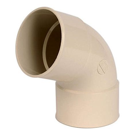 Coude 45° F/F a, coulé couleur sable - diamètre 50 mm - Interplast
