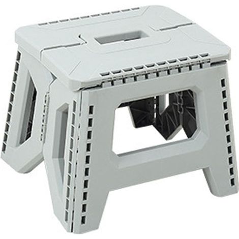 Tabouret Pliant avec Poignée Stable Résistant Léger Peu Encombrant, C (1/4)