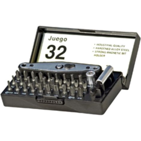 Set di punte Sifer Finstock da 32 unità. Semplice con Mini Carracat 95032
