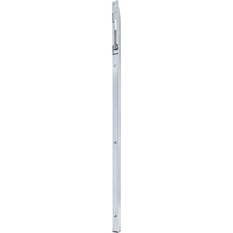 Türkantriegel U-Gehäuse mit Klapphebel. 800 x 18 x 17 mm, Hub 16,verzinkt silber (1/3)
