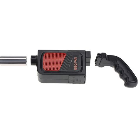 Souffleur d'air électrique portable pour barbecue, ventilateur à main pour camping, pique-nique et cuisson en extérieur, outil de grillade (1/5)