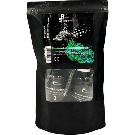 Complément alimentaire Reef Scorpionfish Elementals - un ensemble de préparations pour reconstituer les éléments