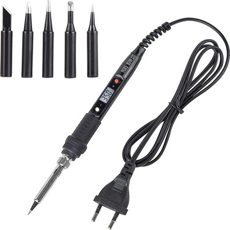 Kit de fer à souder (80 W, 220 V), température réglable, ensemble d'outils de soudage (1/5)