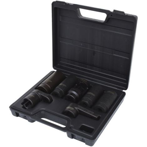 Set di bussole e cacciaviti TORX forati KS TOOLS, 1/4''- 3/8"-1/2", 57 pezzi